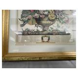 Lot of 12 Floral Art Pieces