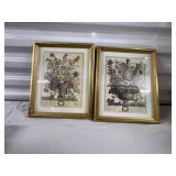 Lot of 12 Floral Art Pieces