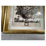 Lot of 12 Floral Art Pieces