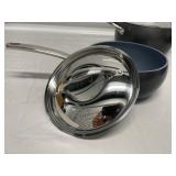 Set of 2 Nonstick Green Saucepans from the Todd English Collection