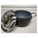 Set of 2 Nonstick Green Saucepans from the Todd English Collection