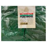 Crestline Pure Wool "Jolly Green Giant" Blanket