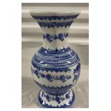 Blue and White China Vase
