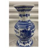 Blue and White China Vase