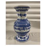 Blue and White China Vase