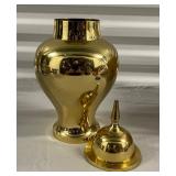 Vintage Brass Urn with Lid