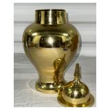Vintage Brass Urn with Lid