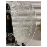 Glass Christmas Plate