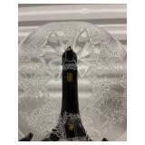 Glass Christmas Plate