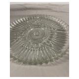 Cut Glass Relish Tray