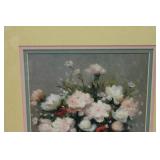 Pair of Framed Floral Paintings
