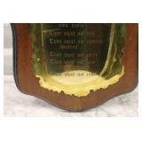 Vintage Ten Commandments Wall Plaque