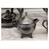 FB Rogers Silver Co. Silver Plated Tea Set with Tray