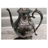 FB Rogers Silver Co. Silver Plated Tea Set with Tray