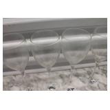 Set of 6 Tuscany Hand Blown Wine Glasses