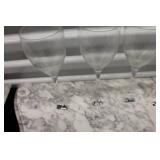 Set of 6 Tuscany Hand Blown Wine Glasses