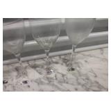Set of 6 Tuscany Hand Blown Wine Glasses