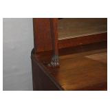 Antique Oak Sideboard with Mirror