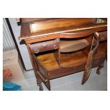 Antique Oak Sideboard with Mirror