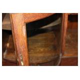 Antique Oak Sideboard with Mirror