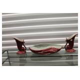 Vintage Red Wing Pottery 3-Piece Set