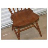 Vintage Wooden Spindle Back Chair