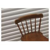 Vintage Wooden Spindle Back Chair