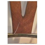 Pair of Quality Wood and Metal Dining Chairs