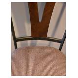 Pair of Quality Wood and Metal Dining Chairs