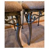Pair of Quality Wood and Metal Dining Chairs