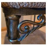 Pair of Quality Wood and Metal Dining Chairs