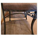 Pair of Quality Wood and Metal Dining Chairs