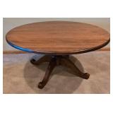 Large Casual Round Coffee Table