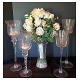 Pretty Clear Glass Decorative Grouping