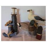Beachy Wooden Decor Grouping