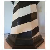 Welcoming Lighted Wooden Lighthouse Decor