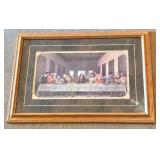 Framed The Last Supper Print