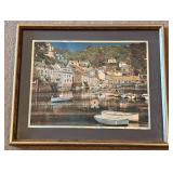 Stunning Set of Framed Foil Art
