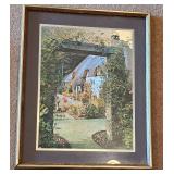 Stunning Set of Framed Foil Art