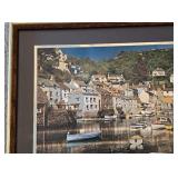 Stunning Set of Framed Foil Art