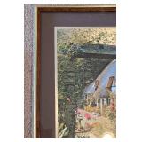 Stunning Set of Framed Foil Art