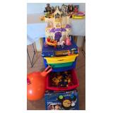 Colorful Toy Chest & Toys Galore