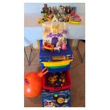 Colorful Toy Chest & Toys Galore