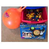 Colorful Toy Chest & Toys Galore