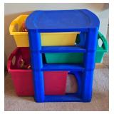 Colorful Toy Chest & Toys Galore