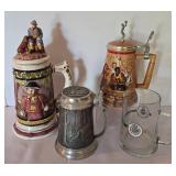 Eclectic Beer Stein Collection, Including Avon Option