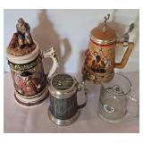 Eclectic Beer Stein Collection, Including Avon Option