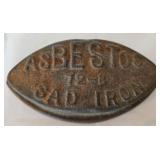 Antique Asbestos Flat Iron
