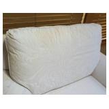 Textured Cream Upholstered Armchair