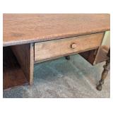 Vintage Oak Writing Desk